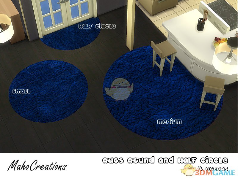《模拟人生4》圆形地毯套装MOD