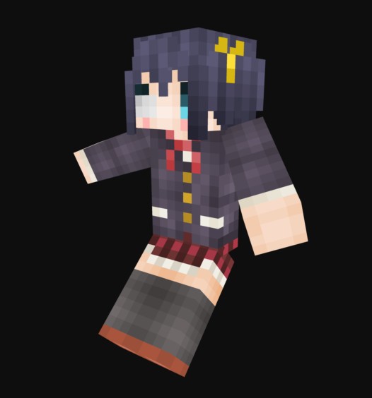 《我的世界》中二病也要谈恋爱皮肤MOD