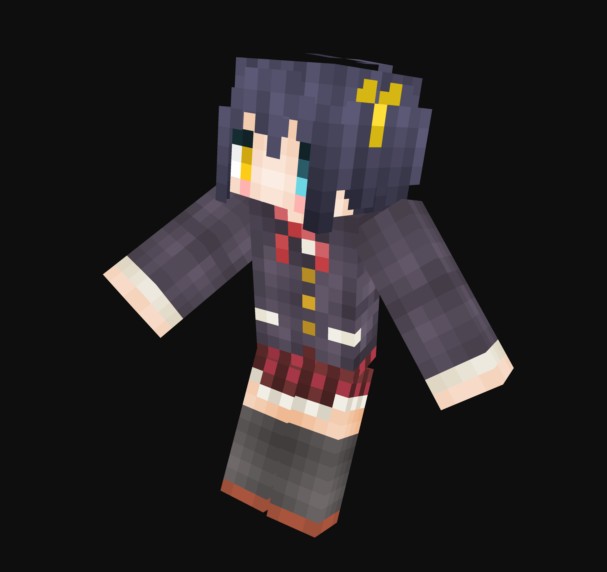 《我的世界》中二病也要谈恋爱皮肤MOD