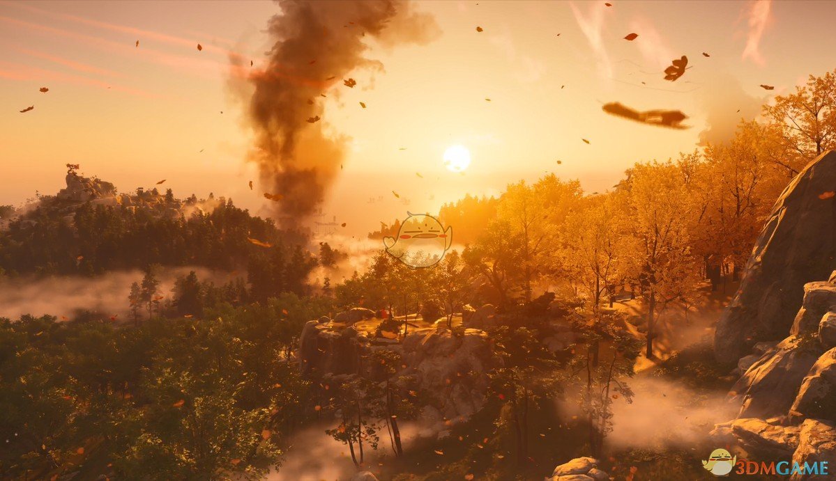 《Wallpaper Engine》对马岛之魂 - 秋叶烽火动态壁纸