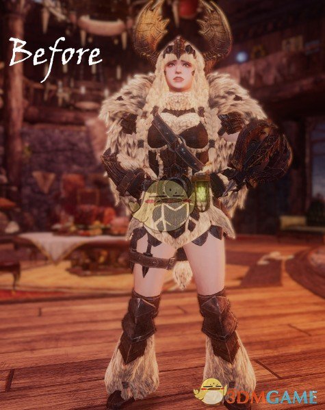 《怪物猎人：世界》性感猛牛龙套装MOD