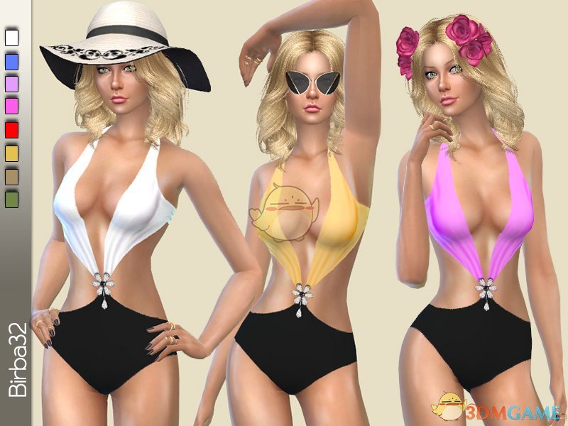 《模拟人生4》性感的布条风格泳装MOD
