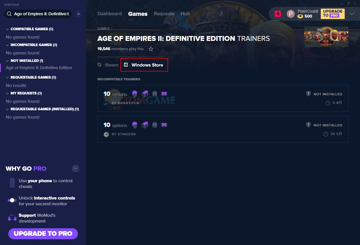 《帝国时代2：决定版》v2020.08.06十项修改器[MrAntiFun][Windows]