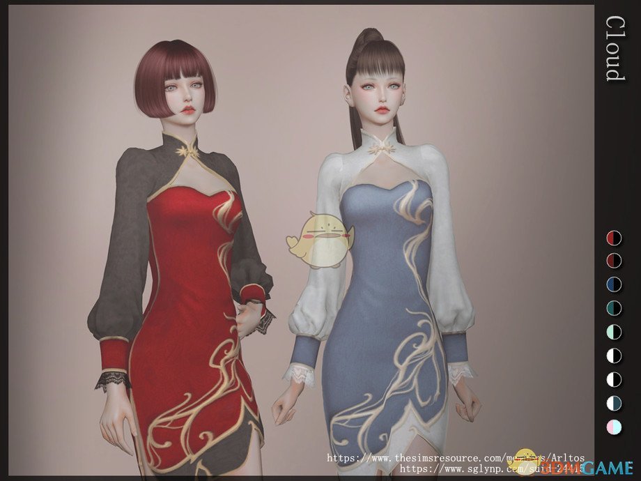 《模拟人生4》女性中国风古装MOD