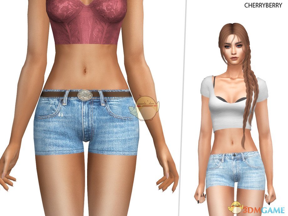 《模拟人生4》女性精致夏季小短裤MOD