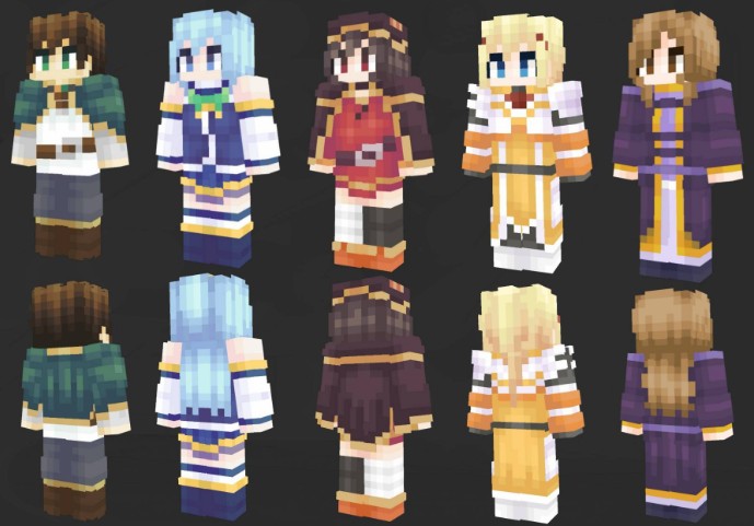 《我的世界》为美好的世界献上祝福皮肤包MOD