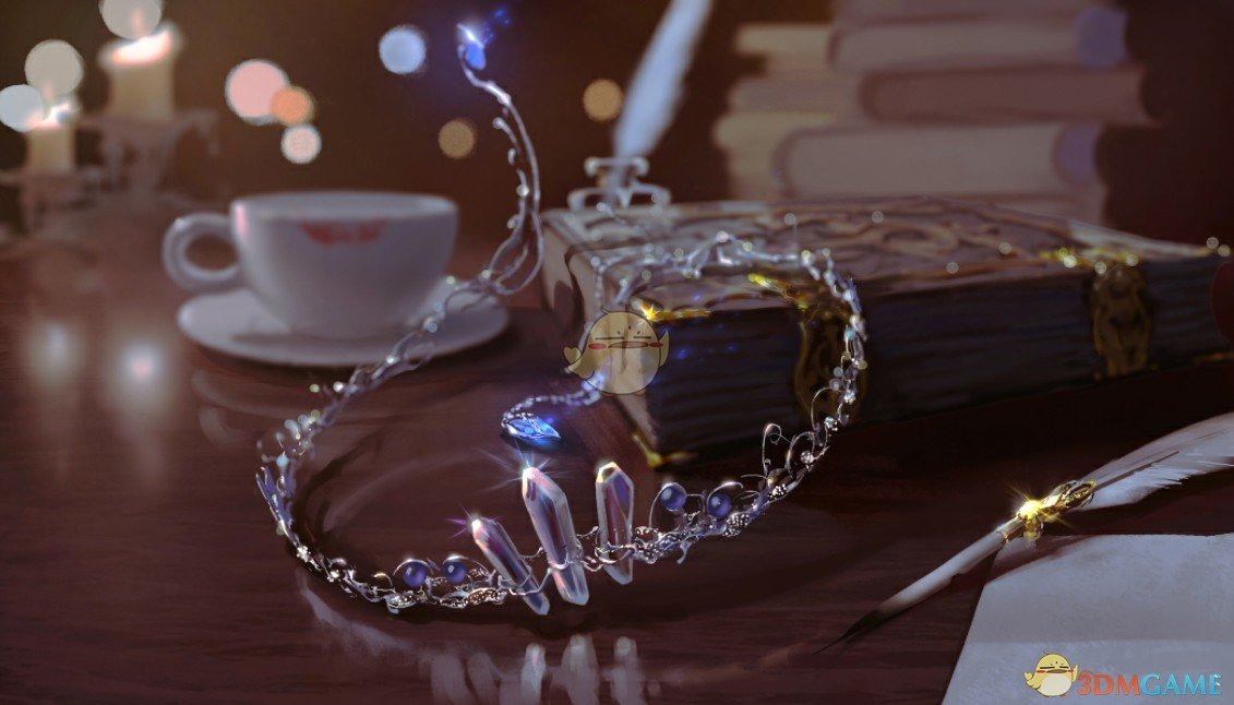 《Wallpaper Engine》WLOP精美王冠厚涂绘风动态壁纸