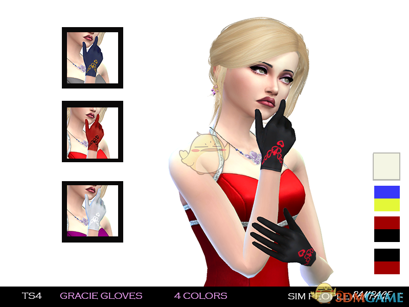 《模拟人生4》精致爱心手套MOD