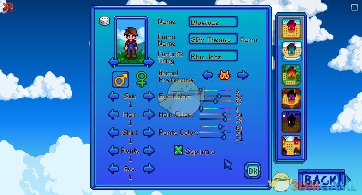 《星露谷物语》主题UI界面MOD