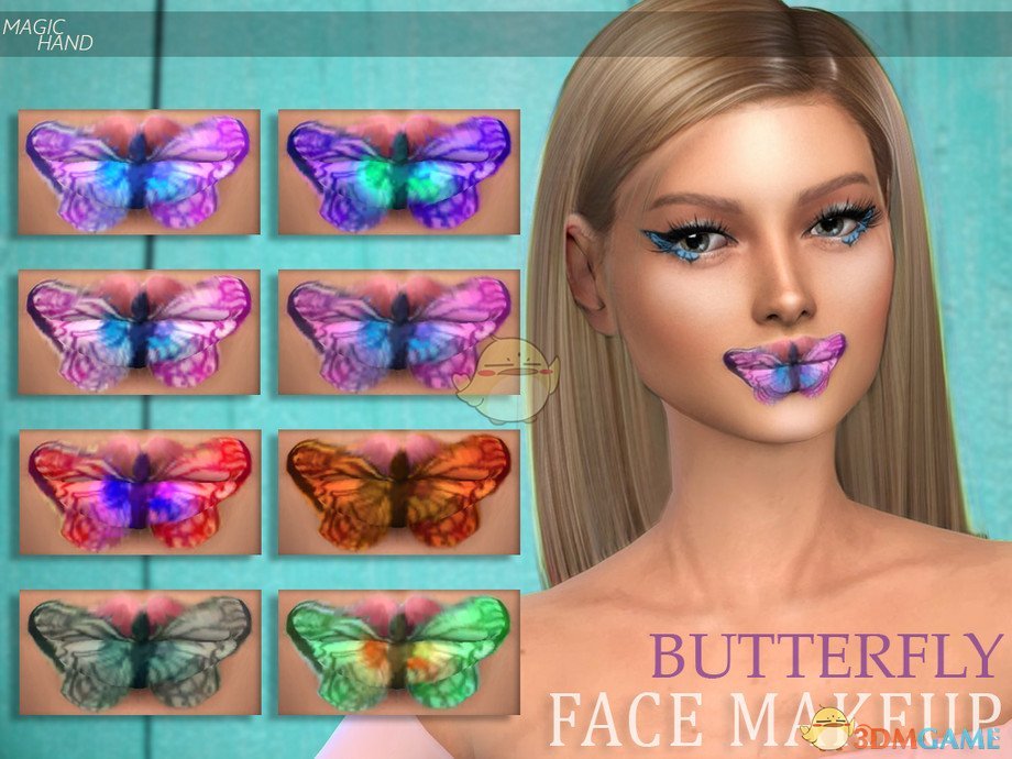 《模拟人生4》美丽的蝴蝶口红MOD