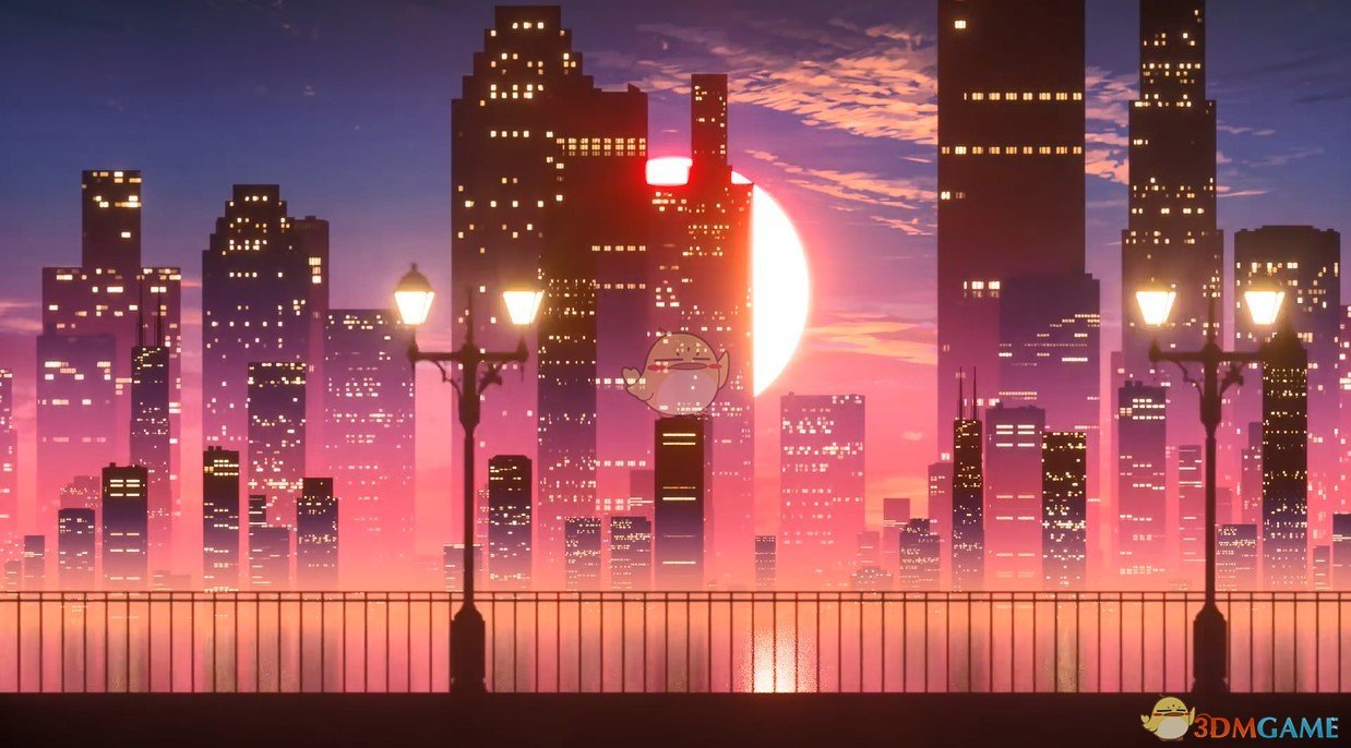 《Wallpaper Engine》穿过夕阳城市动态壁纸