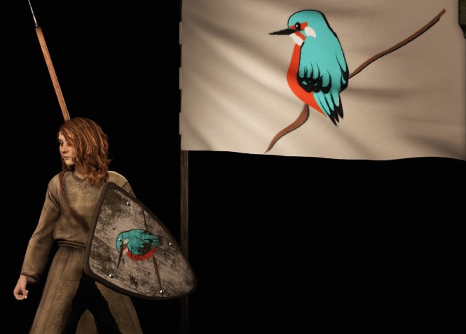 《骑马与砍杀2》翠鸟旗帜MOD