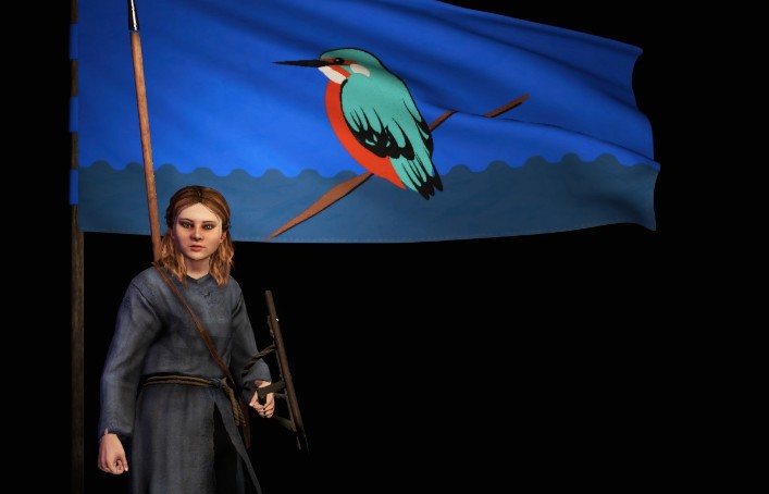 《骑马与砍杀2》翠鸟旗帜MOD