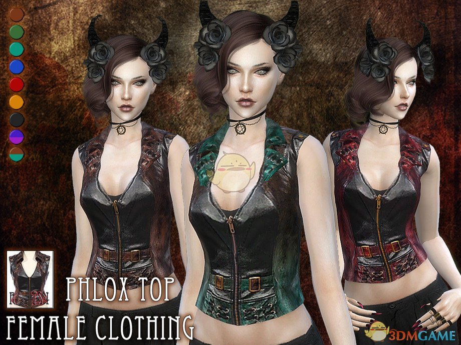 《模拟人生4》女款蒸汽朋克上衣MOD