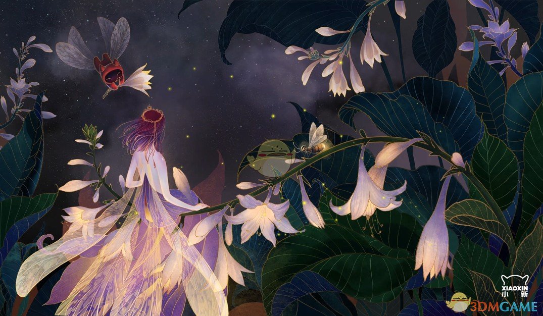 《Wallpaper Engine》玉簪花神绘图动态壁纸