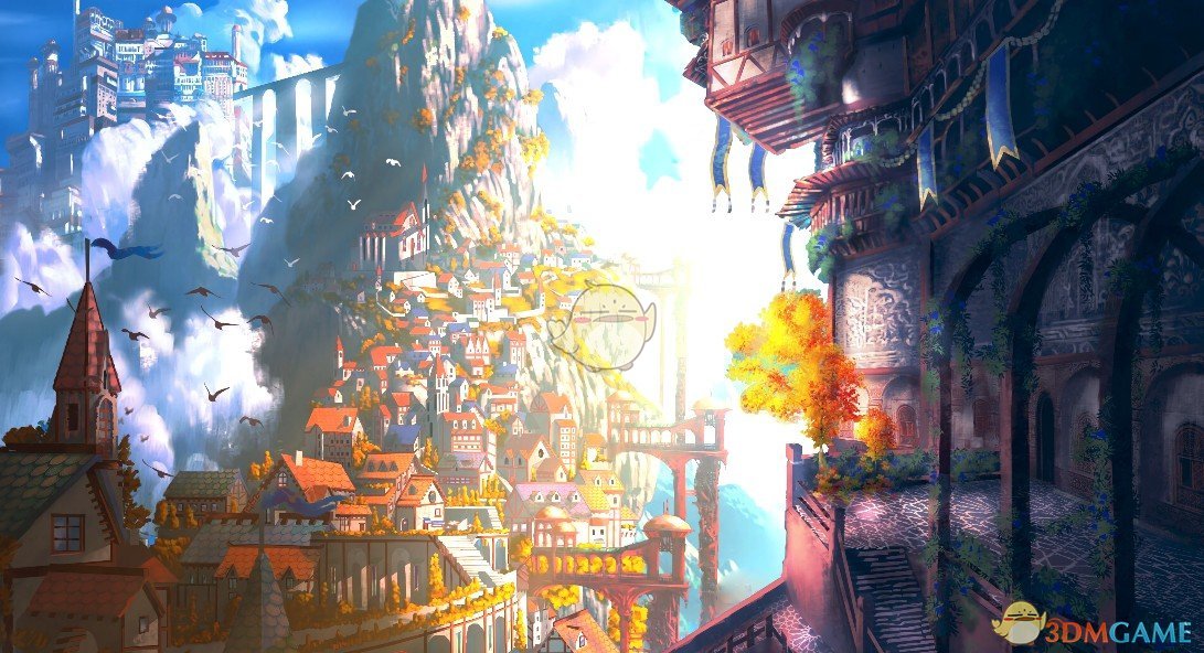 《Wallpaper Engine》绚丽云端之城动态壁纸