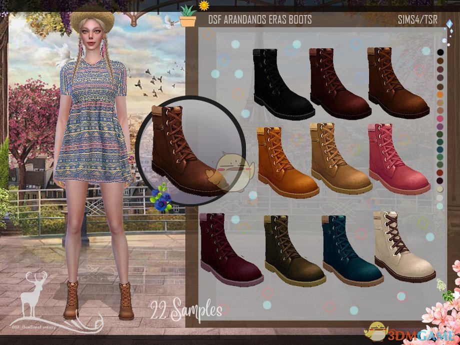 《模拟人生4》女性的时尚皮靴MOD