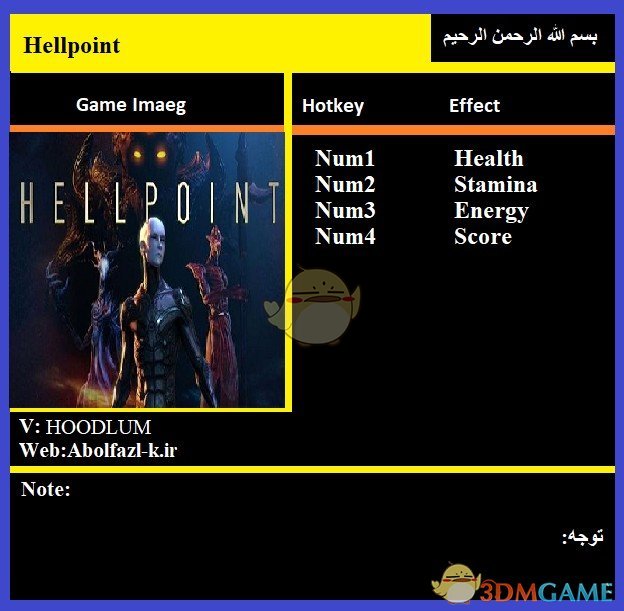 《地狱时刻》v354.24658四项修改器[Abolfazl]