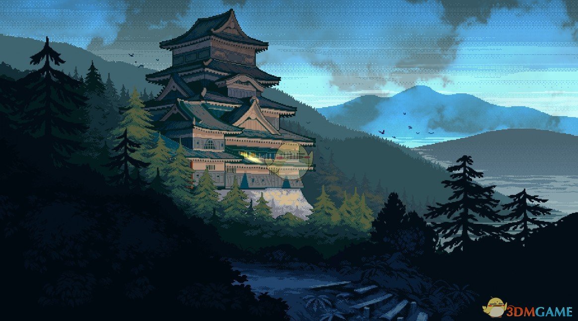 《Wallpaper Engine》像素风深山寺庙动态壁纸