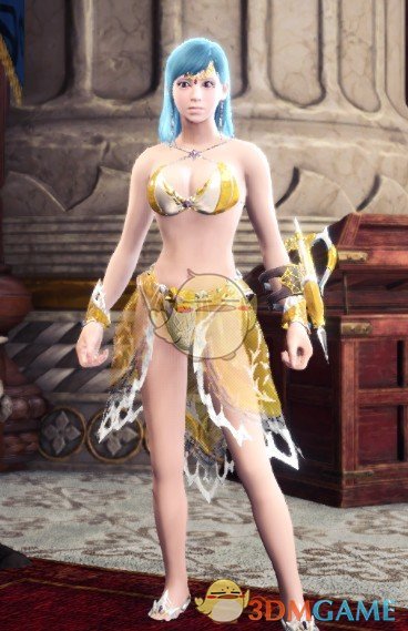 《怪物猎人：世界》比基尼冰咒龙套装MOD