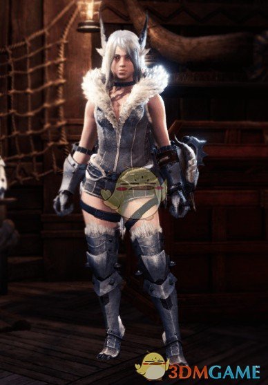 《怪物猎人：世界》简化干练的霜牙龙套装MOD