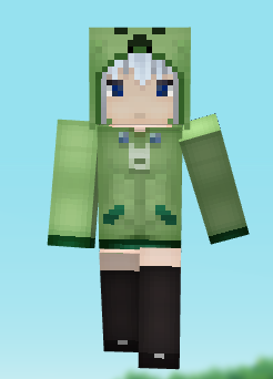 《我的世界》苦力怕娘皮肤MOD