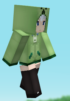 《我的世界》苦力怕娘皮肤MOD