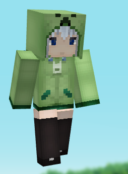 《我的世界》苦力怕娘皮肤MOD