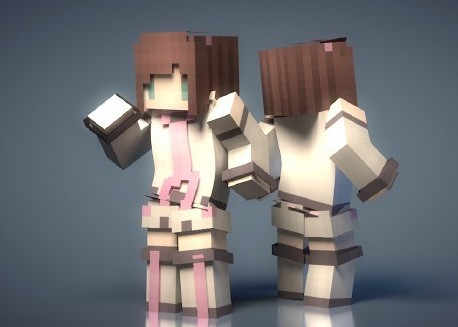 《我的世界》AI绊爱皮肤MOD