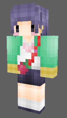 《我的世界》轻快活泼色彩的妹子皮肤MOD