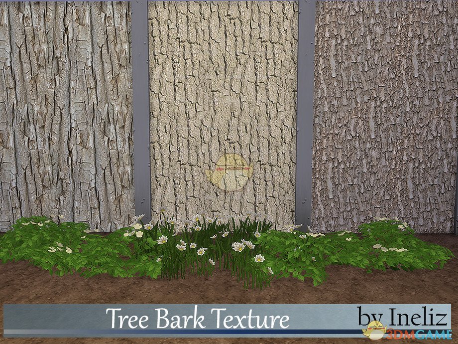 《模拟人生4》树皮纹理MOD