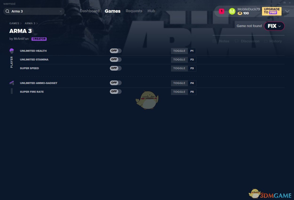 《武装突袭3》v2020.10.14五项修改器[MrAntiFun]