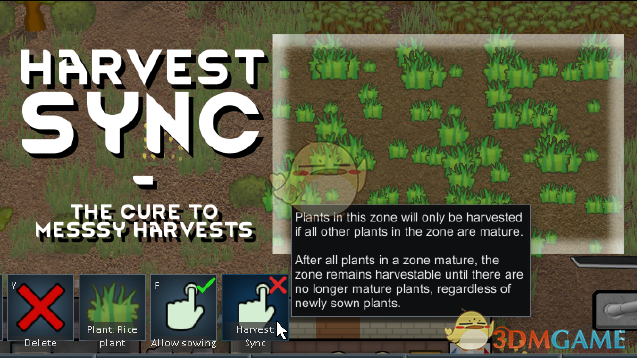 《边缘世界》植物完全生长才可收获v1.2 MOD