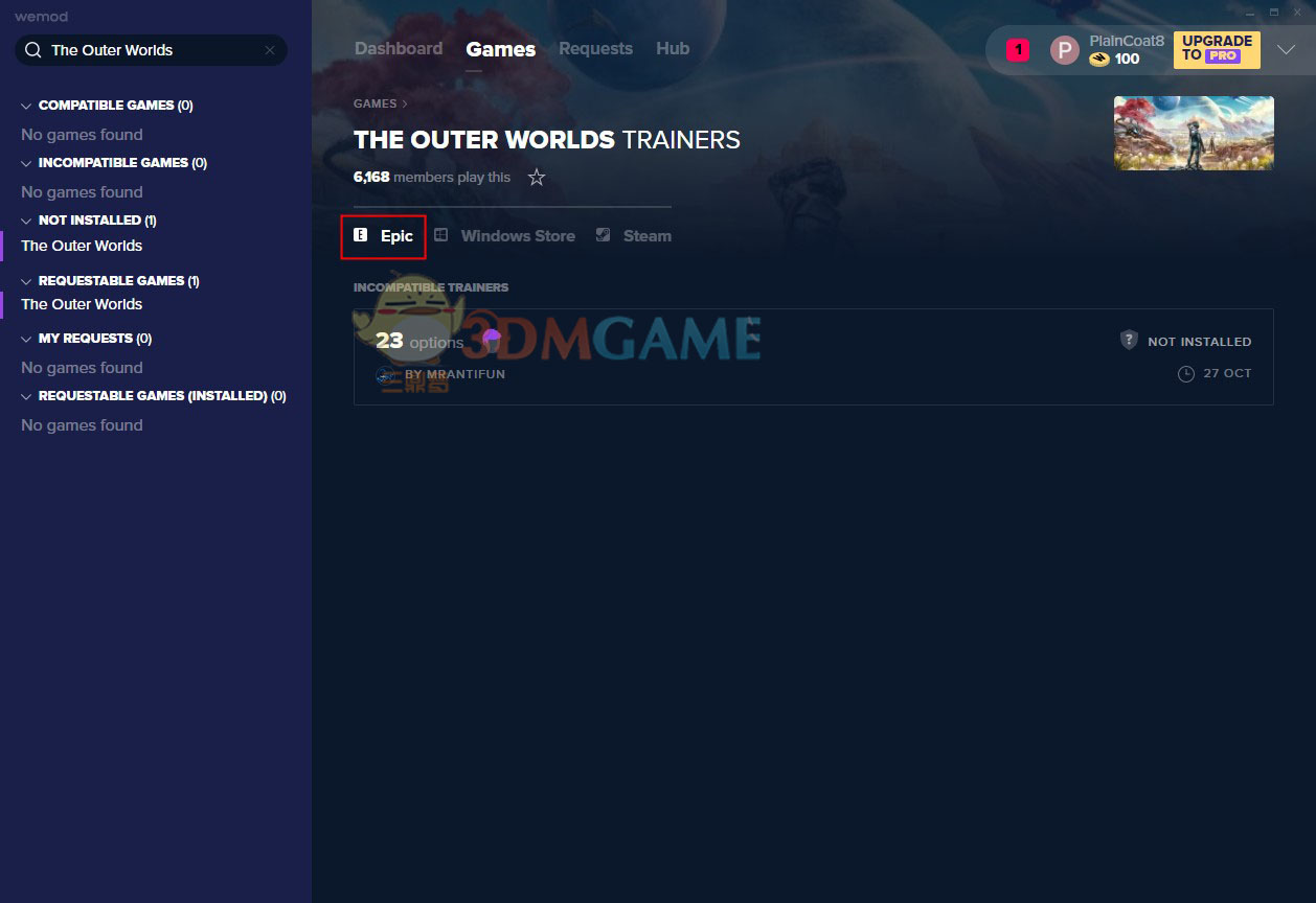 《天外世界》v1.3.0二十三项修改器[MrAntiFun][Epic]
