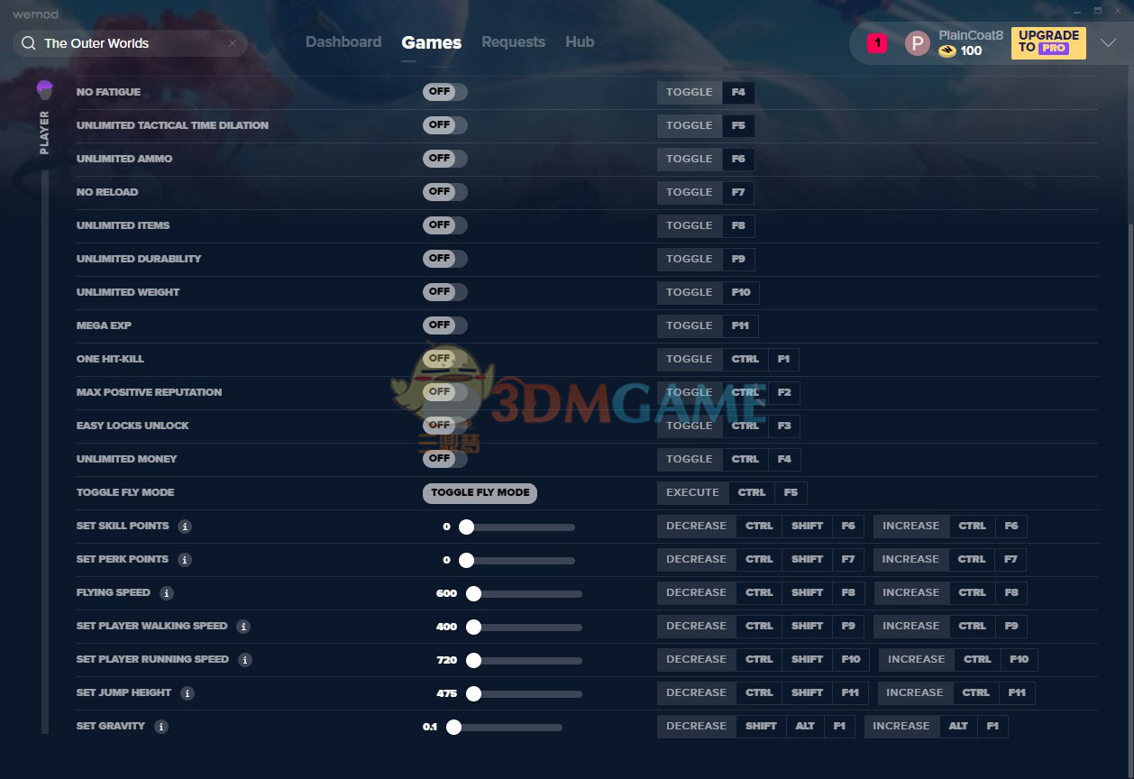 《天外世界》v1.3.0二十三项修改器[MrAntiFun][Epic]