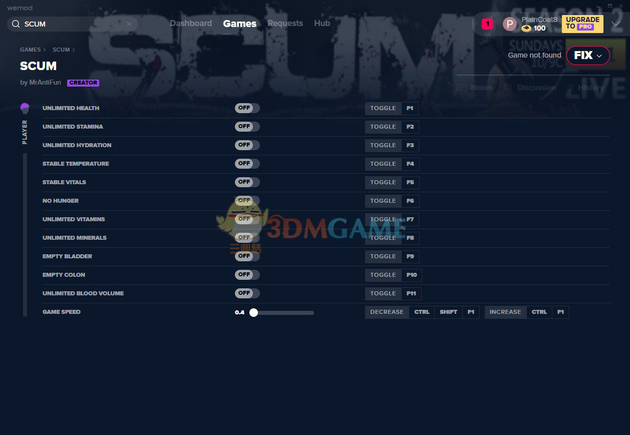 《人渣》v2020.11.07十二项修改器[MrAntiFun][Steam]