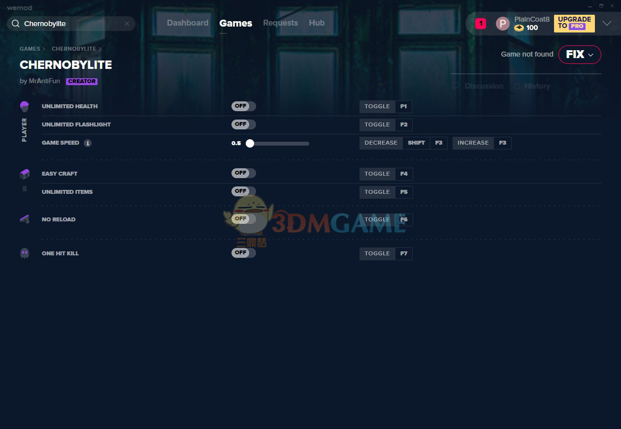 《切尔诺贝利人》v2020.09.29七项修改器[MrAntiFun]