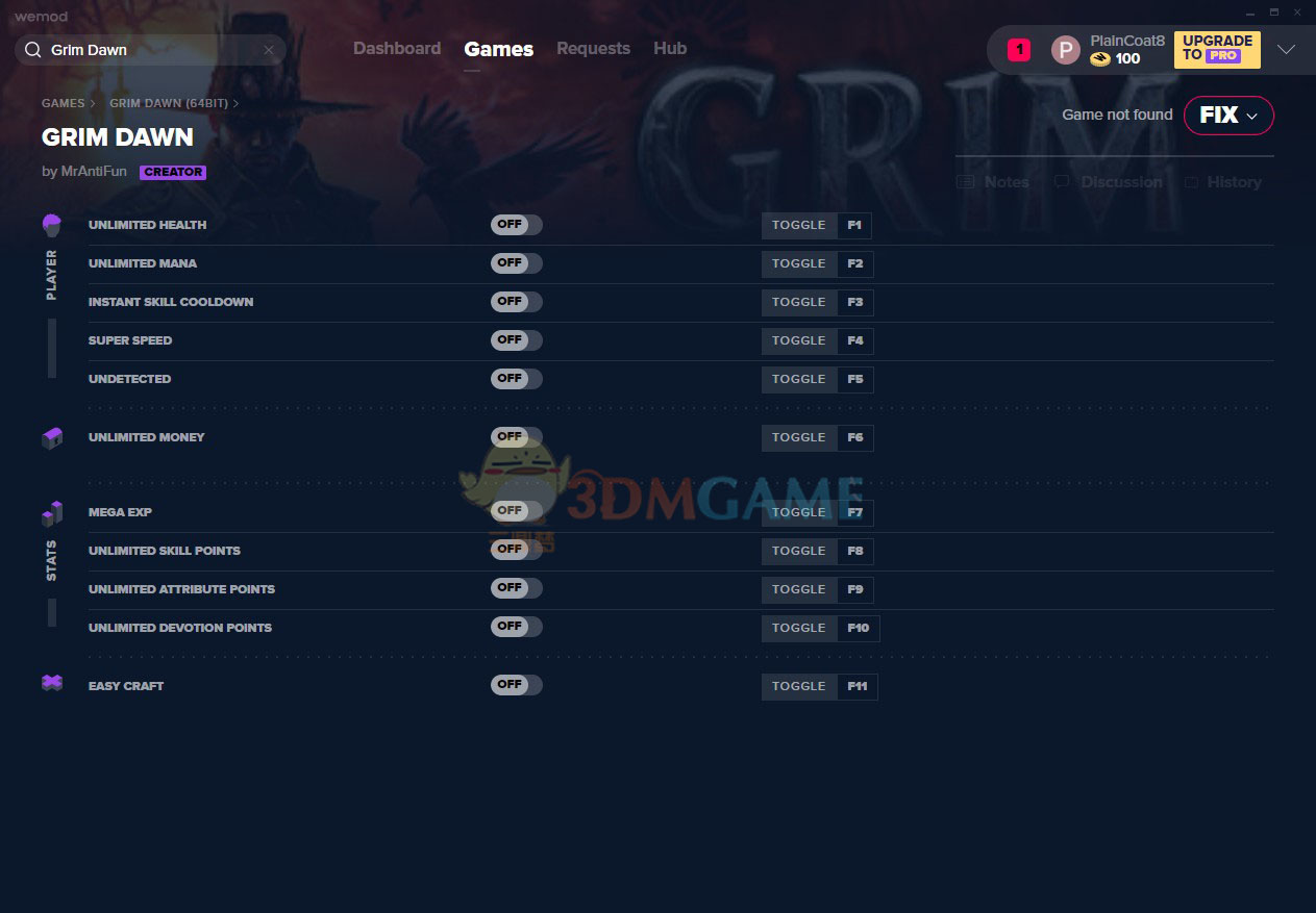 《恐怖黎明》v1.1.8.0十一项修改器[MrAntiFun]
