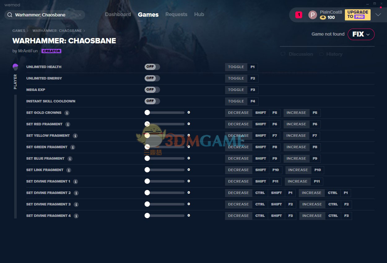 《战锤：混沌祸根》v2020.08.18十五项修改器[MrAntiFun][Steam]