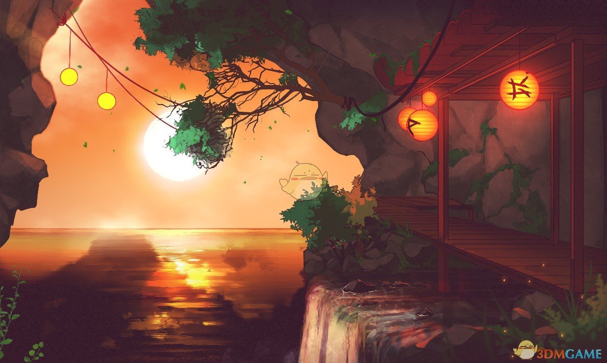 《Wallpaper Engine》悬崖古道手绘风格动态壁纸