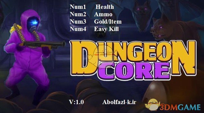 《地牢核心》v0.9.4.1四项修改器[Abolfazl]