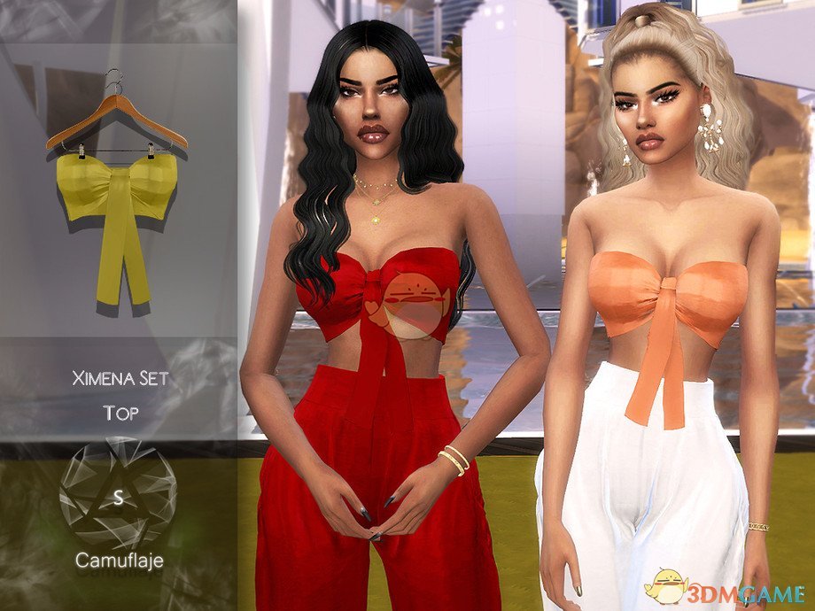 《模拟人生4》女性纸质风格上衣MOD