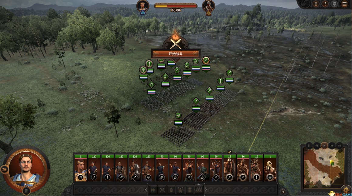 《全面战争传奇：特洛伊》部队队列，兵种身高优化MOD