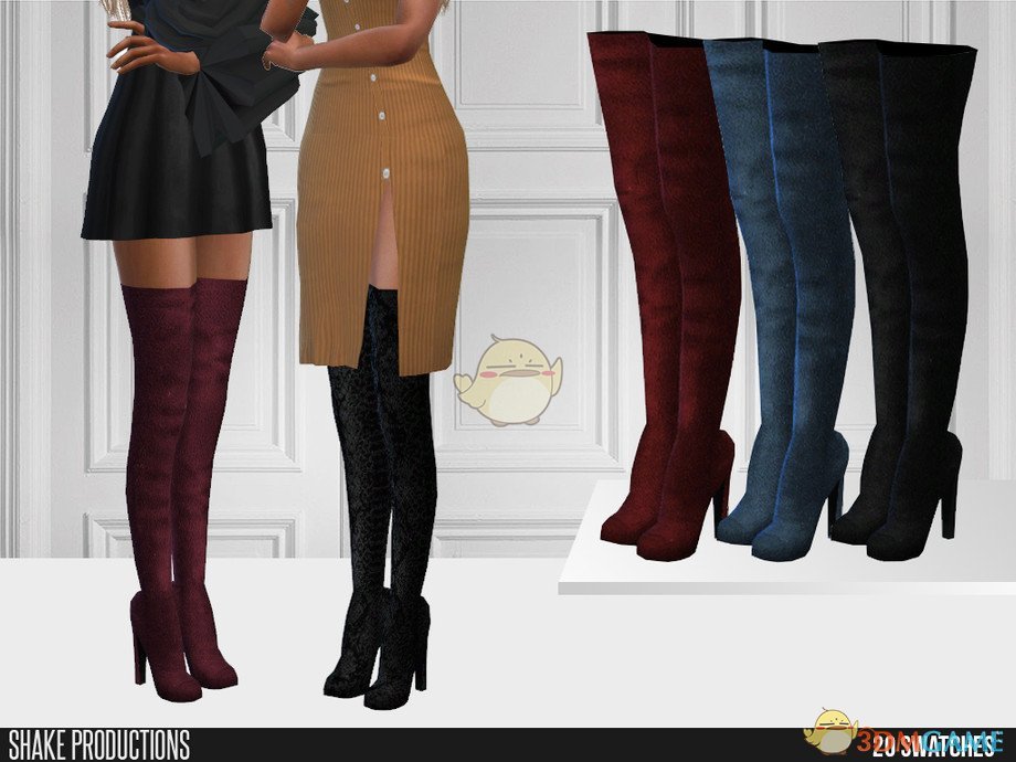 《模拟人生4》女性的长款靴子MOD