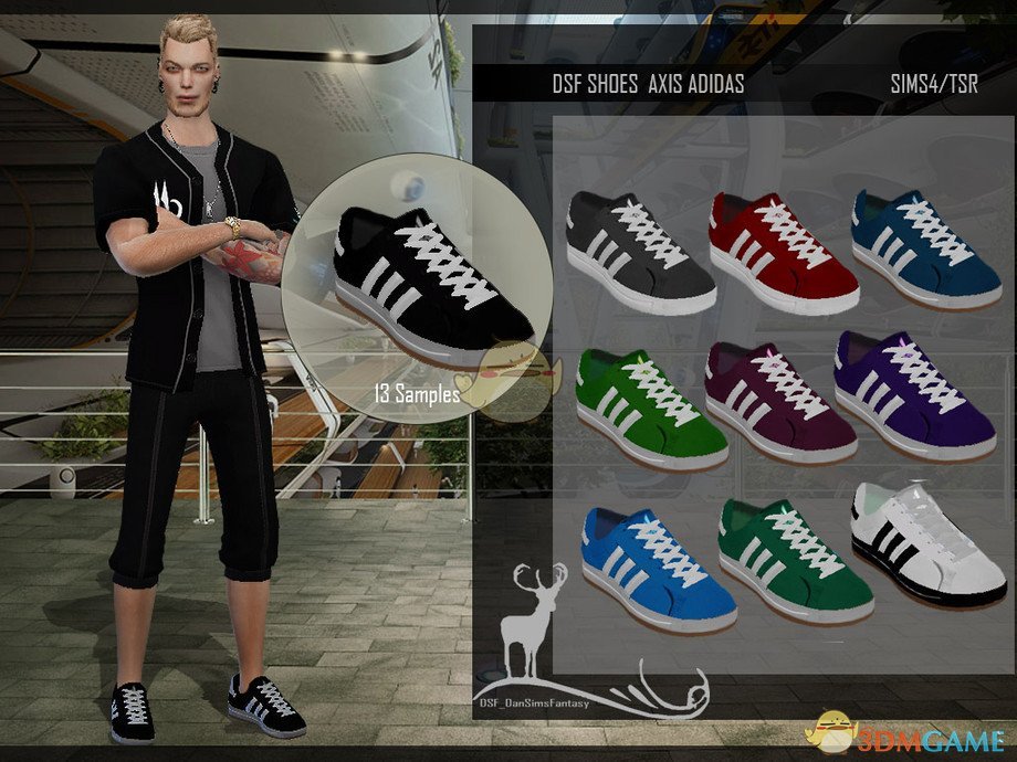 《模拟人生4》阿迪达斯经典帆布鞋MOD