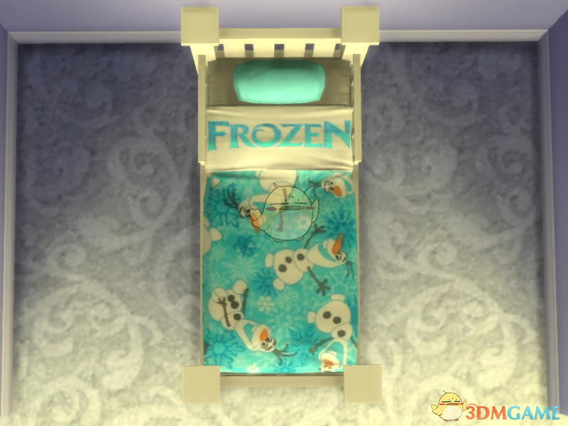 《模拟人生4》可爱的雪宝小床MOD