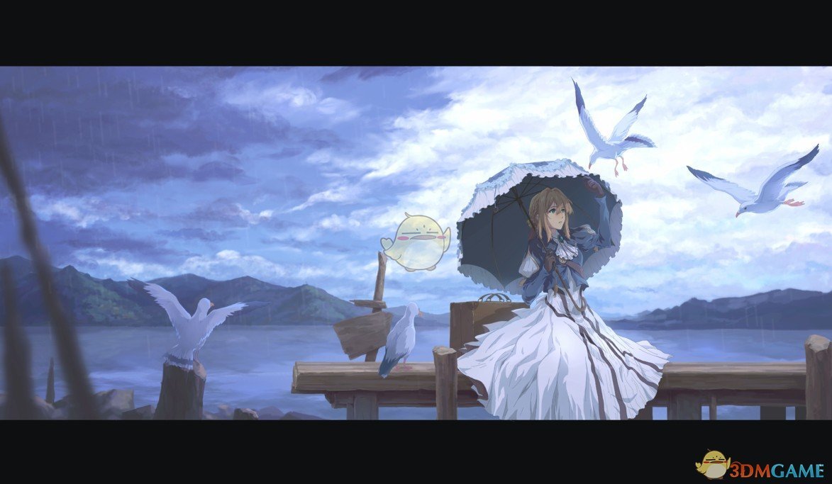 《Wallpaper Engine》紫罗兰永恒花园电影风动态壁纸