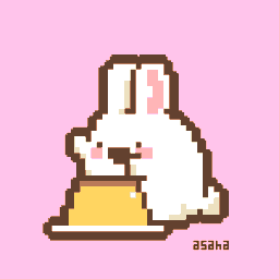 《Wallpaper Engine》敲布丁的兔子像素动态壁纸