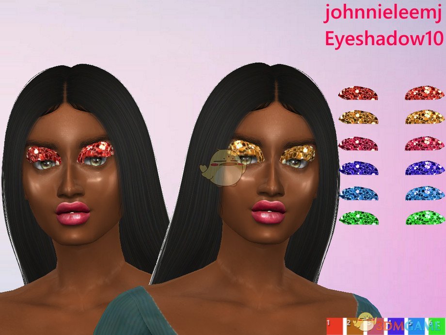 《模拟人生4》美丽的亮片眼影MOD