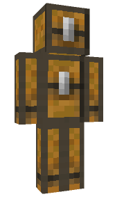 《我的世界》储物箱人皮肤MOD